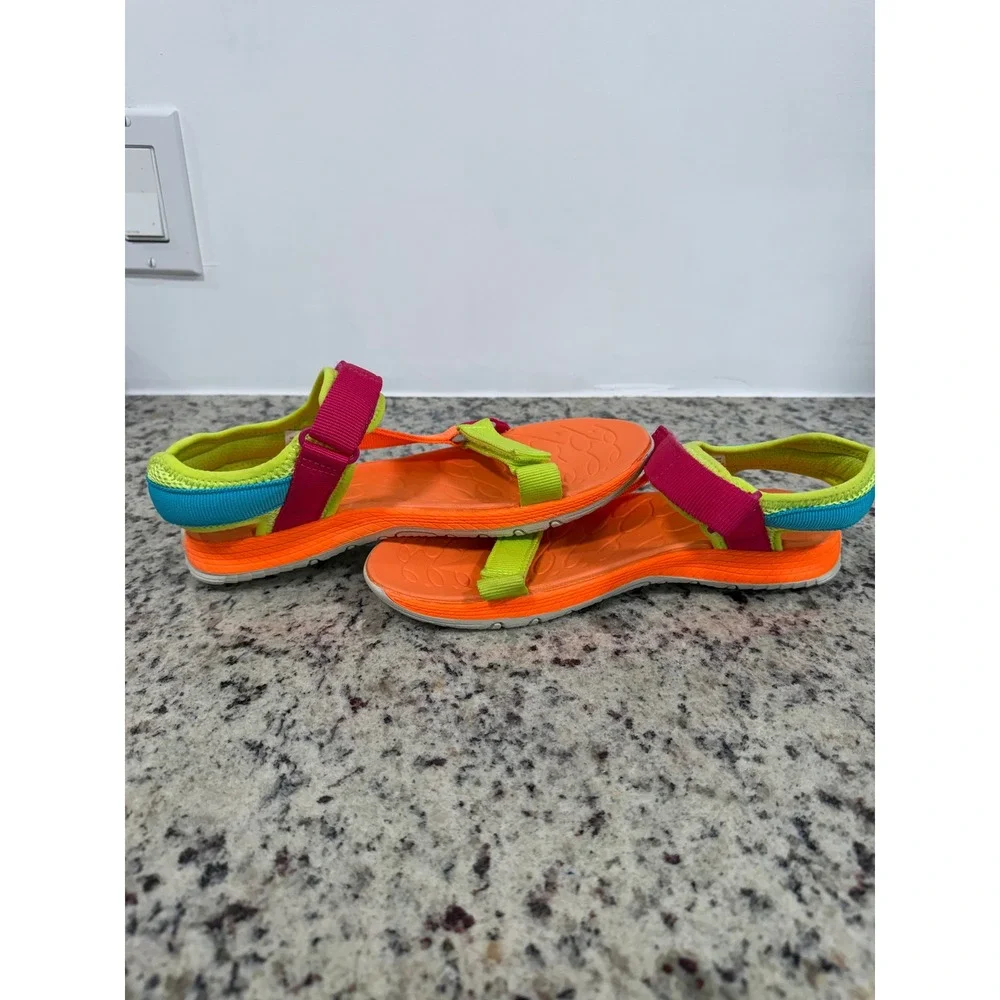 Merrell Kids Athletic Sandals Orange Pink Lime Green MK164949‎ Size 5M